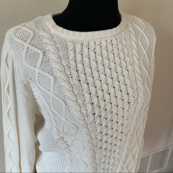 Banana Republic Cream Colored Sweater sz XL - Picture 2 of 6
